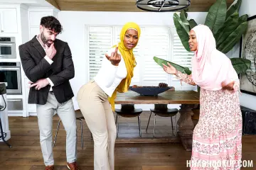 Jayne Doh, Rhae Woods & Ken Feels Hijab Hookup photos