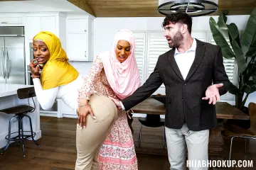 Jayne Doh, Rhae Woods & Ken Feels - Hijab Hookup photo 18