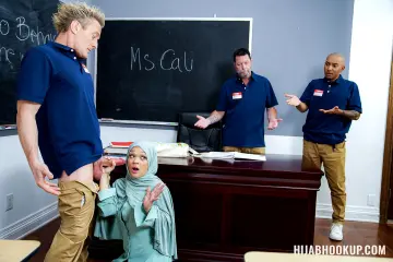 Kiki Cali, Jack Vegas, Clarke Kent & Oliver Davis - Hijab Hookup photo 4