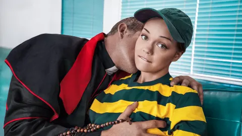 Holy Uniform Inspection: She Tried to Hide Her Female Body, But The Priest Knows Best
